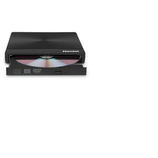 Hamlet XDVDSLIM3AC unidad de disco óptico DVD±RW Negro