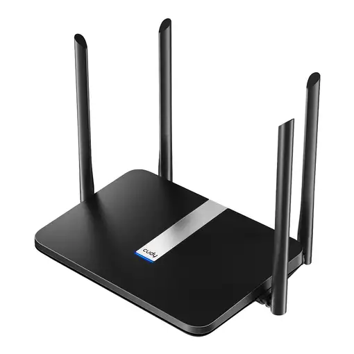 Cudy X6 router inalámbrico Gigabit Ethernet Doble banda (2,4 GHz / 5 GHz) Negro