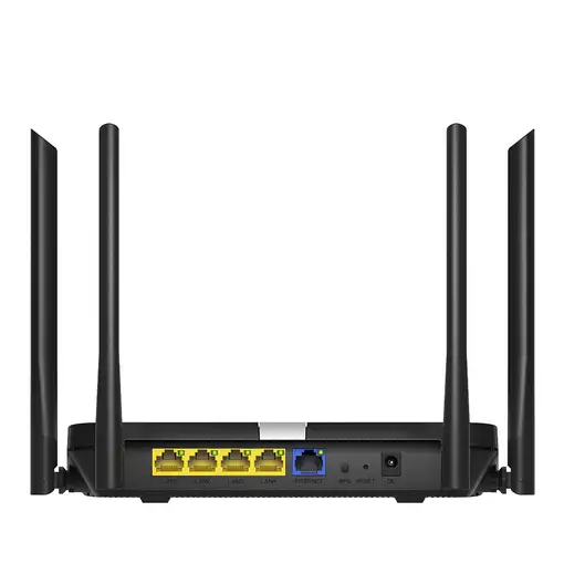 Cudy X6 router inalámbrico Gigabit Ethernet Doble banda (2,4 GHz / 5 GHz) Negro