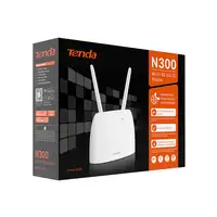 Tenda N300 router inalámbrico Ethernet rápido Banda única (2,4 GHz) 4G Blanco