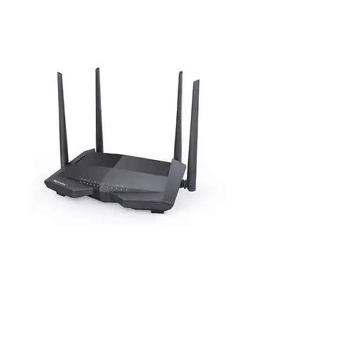 Tenda V1200 router inalámbrico Ethernet rápido Doble banda (2,4 GHz / 5 GHz) Negro