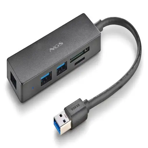 NGS IHUB READER USB 3.2 Gen 1 (3.1 Gen 1) Type-A 5000 Mbit/s Negro