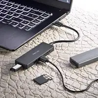 NGS IHUB READER USB 3.2 Gen 1 (3.1 Gen 1) Type-A 5000 Mbit/s Negro