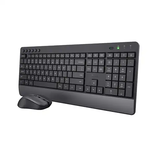Trust Trezo teclado Ratón incluido Universal RF inalámbrico QWERTY Italiano Negro