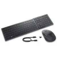 DELL KM900 teclado Ratón incluido Oficina RF Wireless + Bluetooth QWERTY Internaci