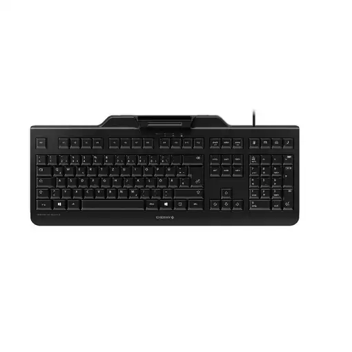 CHERRY SECURE BOARD 1.0 teclado Oficina USB QWERTZ Alemán Negro