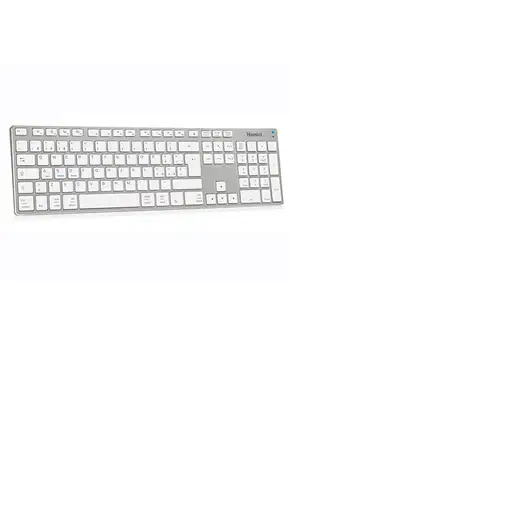 Hamlet XKKITA-MCBT teclado Universal Bluetooth Italiano Plata, Blanco Hamlet XKKITA-MCBT teclado Universal Bluetooth Italiano Plata, Blanco