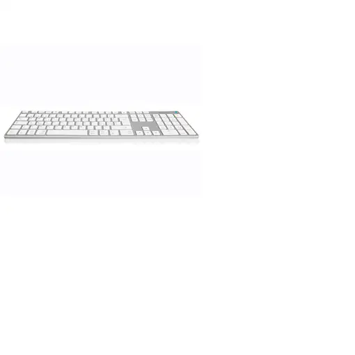 Hamlet XKKITA-MCBT teclado Universal Bluetooth Italiano Plata, Blanco