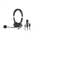 Hamlet HHEADM-UJS auricular y casco Auriculares Alámbrico Diadema Oficina/Centro d
