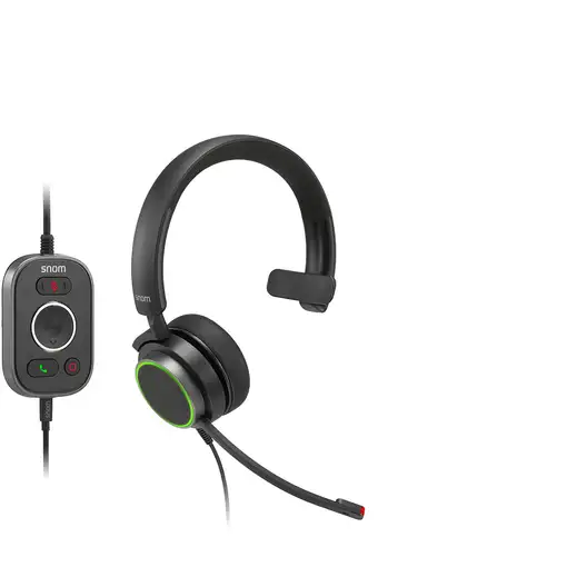 Snom A330M Auriculares Alámbrico Diadema USB tipo A Negro
