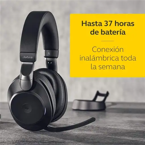 Jabra Evolve2 85 Auriculares Inalámbrico Diadema Oficina/Centro de llamadas USB ti