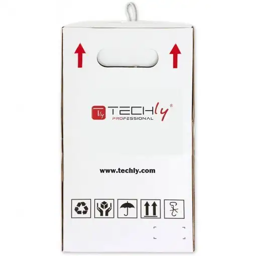 Techly ITP9-FLU-0305 cable de red Gris 305 m Cat6 U/UTP (UTP)