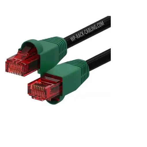 WP WPC-PAT-6U500BL-O cable de red Negro, Verde, Rojo 50 m Cat6 U/UTP (UTP)