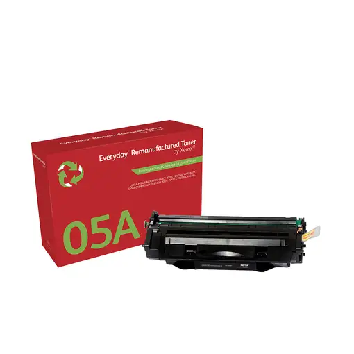 Everyday Tóner ™ Mono remanufacturado de Xerox es compatible con HP 05A (CE505A),