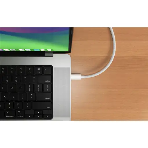 HYPER HD6007WHGL cable HDMI 2,5 m USB-C HDMI tipo A (Estándar) Blanco