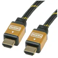 ROLINE 11.04.5508 cable HDMI 15 m HDMI tipo A (Estándar) Negro, Oro
