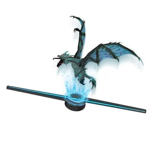 Proyector ventilador Klack de hologramas 3D de 42cm WiFi con 224 luces LED