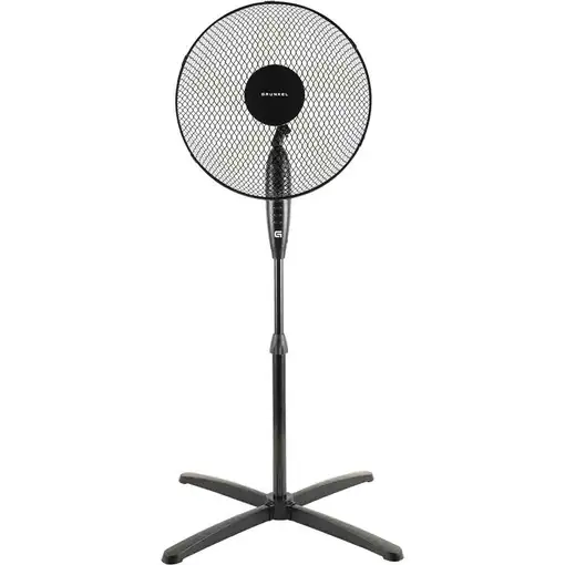 Ventilador Grunkel FAN-165XNG, 50W, 3 vel., 5 aspas, base cruz, altura ajustable