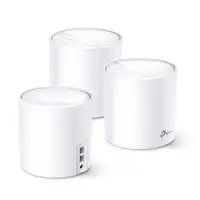 TP-Link Deco X20 (3-pack) Doble banda (2,4 GHz / 5 GHz) Wi-Fi 5 (802.11ac) Blanco TP-Link Deco X20 (3-pack) Doble banda (2,4 GHz / 5 GHz) Wi-Fi 5 (802.11ac) Blanco