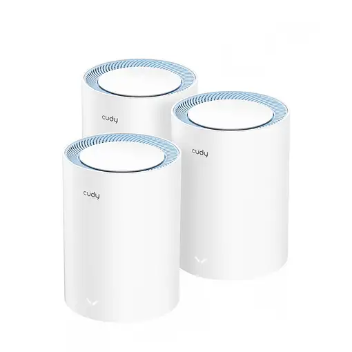 Cudy M1200 3-PACK sistema Wi-Fi Mesh (Wi-Fi en malla) Doble banda (2,4 GHz / 5 GHz