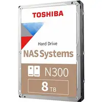 Toshiba N300 NAS disco duro interno 8 TB 7200 RPM 256 MB 3.5'' Serial ATA III