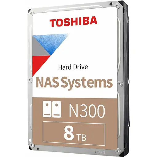 Toshiba N300 NAS disco duro interno 8 TB 7200 RPM 256 MB 3.5'' Serial ATA III Toshiba N300 NAS disco duro interno 8 TB 7200 RPM 256 MB 3.5'' Serial ATA III