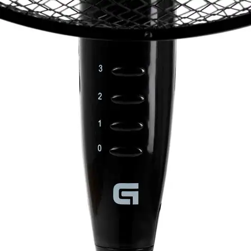 Ventilador Grunkel FAN-165RNG, 50W 3 vel, 5 aspas, base redonda, altura regulable