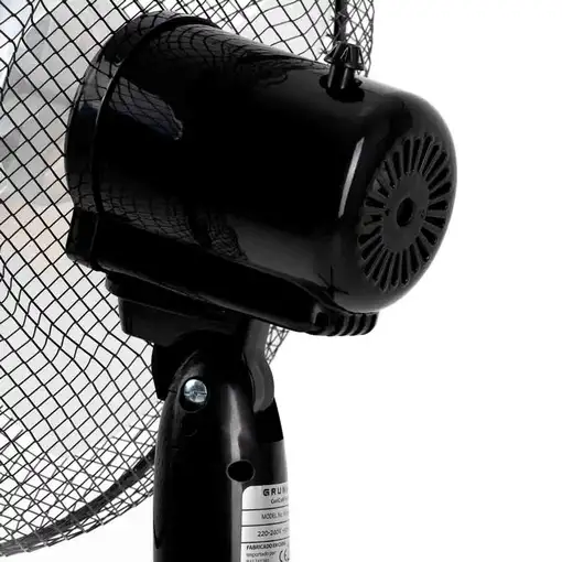 Ventilador Grunkel FAN-165RNG, 50W 3 vel, 5 aspas, base redonda, altura regulable
