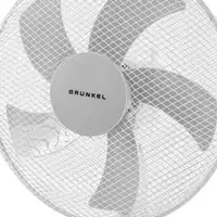 Ventilador Grunkel FAN-165X blanco, 50W, 3 vel., 5 aspas, altura regulable