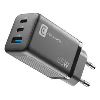 Cellularline Multipower Micro 65W Cargador de baterías de red rápido ultracompact