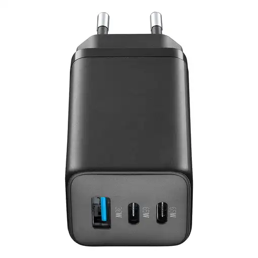Cellularline Multipower Micro 65W Cargador de baterías de red rápido ultracompact