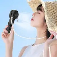 Mini Ventilador de Mano Klack F4 con Pulverizador de Agua Negro