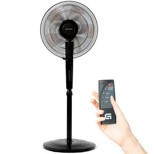 Ventilador Grunkel N16ECOTIMER, 60W, 3 vel., modos, temporizador y panel LCD