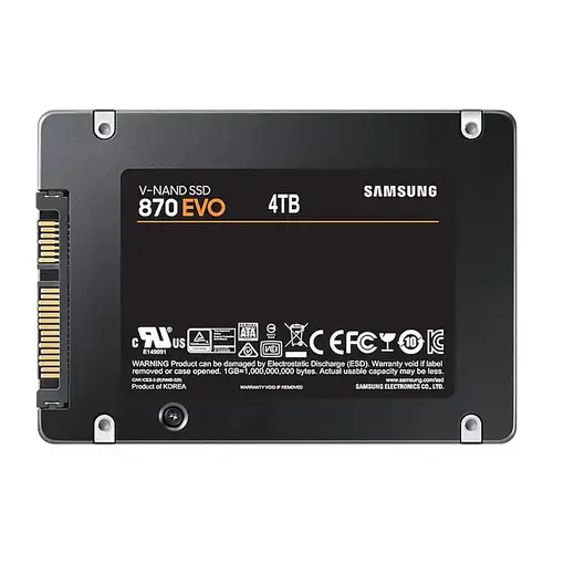 Samsung 870 EVO 4 TB 2.5" Serial ATA III V-NAND MLC