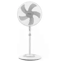 Ventilador Grunkel FAN-165R, 50W, 3 vel., 5 aspas, base redonda, altura regulable