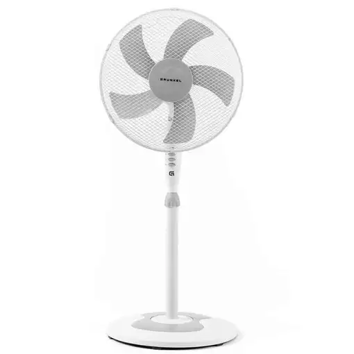 Ventilador Grunkel FAN-165R, 50W, 3 vel., 5 aspas, base redonda, altura regulable