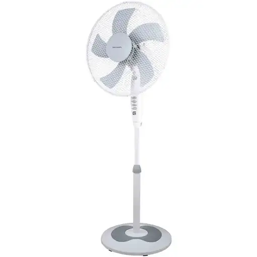 Ventilador Grunkel FAN-165R, 50W, 3 vel., 5 aspas, base redonda, altura regulable