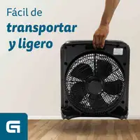 Ventilador Grunkel BOXFANNG, 50W, aspas 30 cm, 3 vel., temporizador 60 min