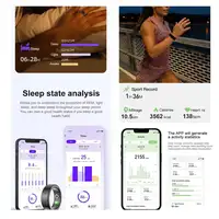 Anillo Inteligente Smart Ring Tracker Klack  iOS y Android Negro