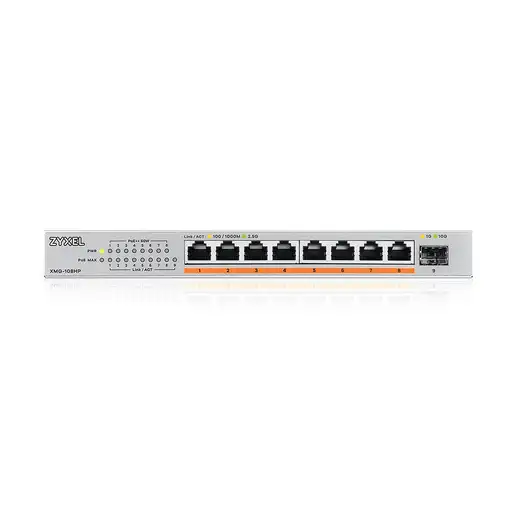 Zyxel XMG-108HP No administrado 2.5G Ethernet (100/1000/2500) Energía sobre Ethern