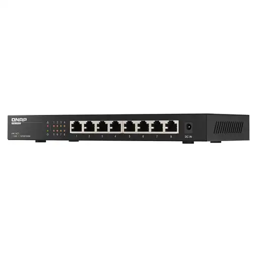 QNAP QSW-1108-8T switch No administrado 2.5G Ethernet (100/1000/2500) Negro