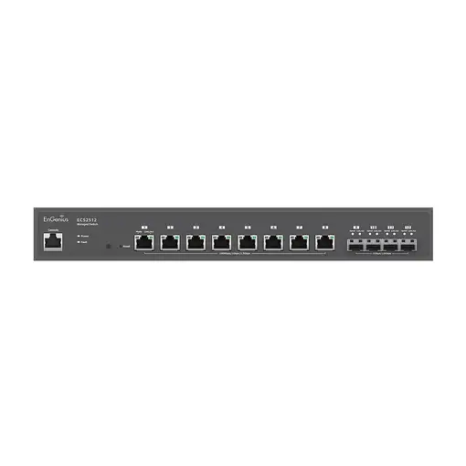 EnGenius ECS2512 switch Gestionado L2+ 2.5G Ethernet (100/1000/2500) Negro
