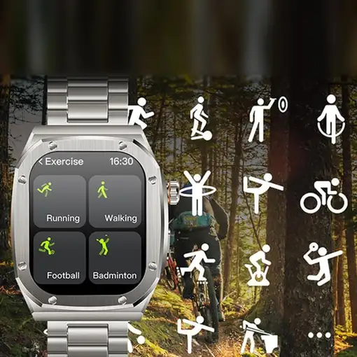 SmartWatch Klack Z79 Max  Reloj inteligente con pantalla HD IP68 Blanco