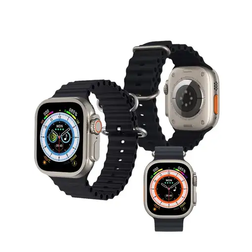 Smartwatchinteligente Klack Ultra 2 con auriculares KP9 y 7 correas