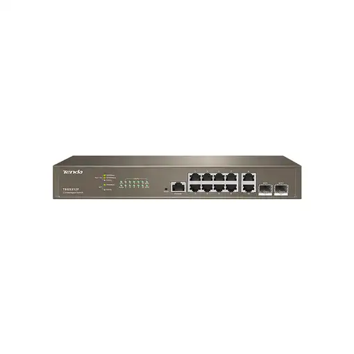 Tenda TEG5312F switch Gestionado L3 Gigabit Ethernet (10/100/1000) 1U Marrón
