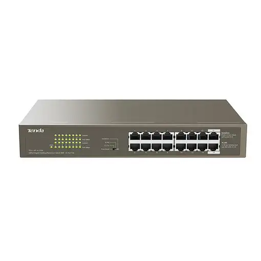 Tenda TEG1116P-16-150W-EU switch No administrado Gigabit Ethernet (10/100/1000) En Tenda TEG1116P-16-150W-EU switch No administrado Gigabit Ethernet (10/100/1000) En