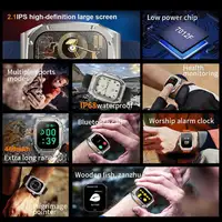 SmartWatch Klack Z79 Max  Reloj inteligente con pantalla HD IP68 Negro