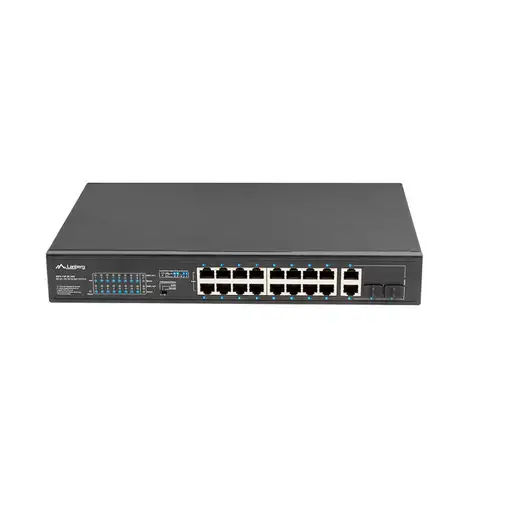 Lanberg RSFE-16P-2C-250 switch No administrado Gigabit Ethernet (10/100/1000) Ener Lanberg RSFE-16P-2C-250 switch No administrado Gigabit Ethernet (10/100/1000) Ener