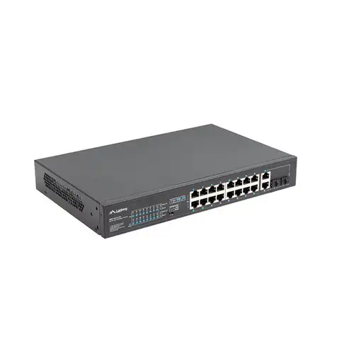 Lanberg RSFE-16P-2C-250 switch No administrado Gigabit Ethernet (10/100/1000) Ener