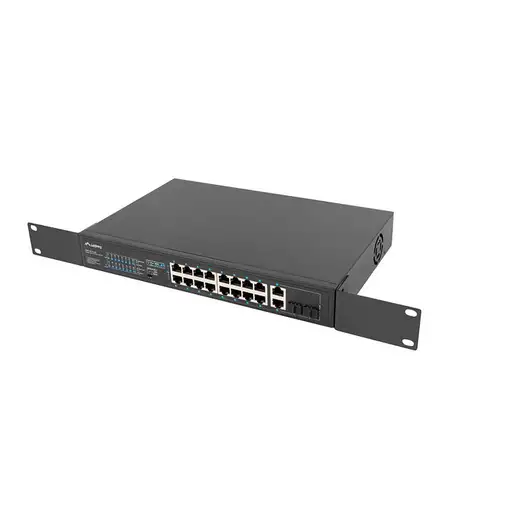 Lanberg RSFE-16P-2C-250 switch No administrado Gigabit Ethernet (10/100/1000) Ener